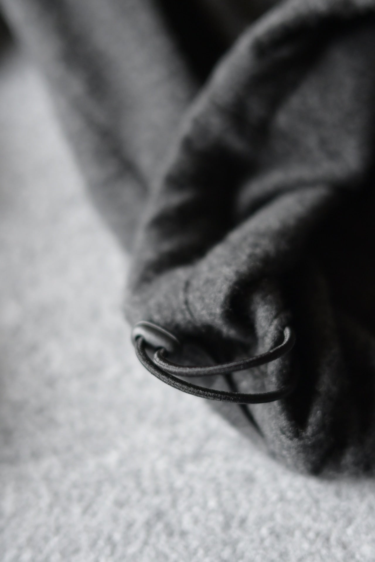 Blanc YM - CASHMERE ZIP JACKET [CHARCOAL GRAY]