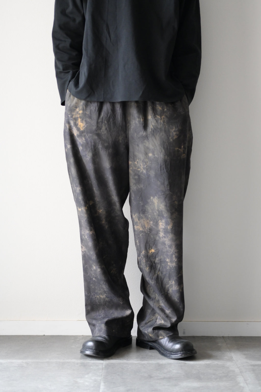 Yamauchi - Arimatsu Squeezed Vintage Silk Gaba Pajama Pants