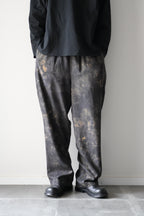 Yamauchi - Arimatsu Squeezed Vintage Silk Gaba Pajama Pants
