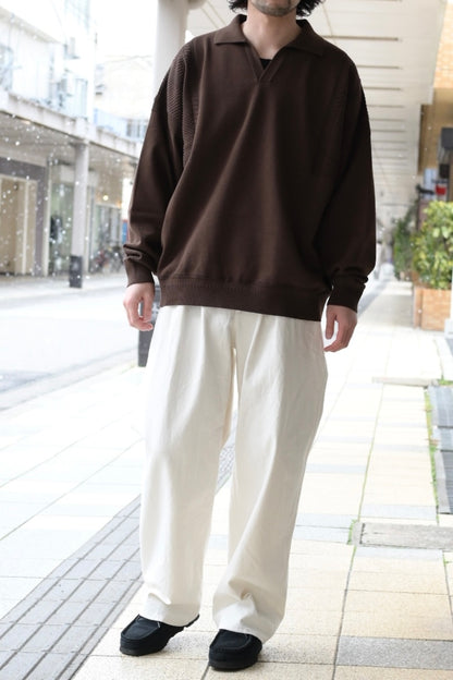 YASHIKI - Shunrin Skipper Knit [BROWN]