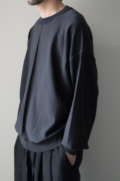 YASHIKI (ヤシキ) - Mebuki Knit [CHARCOAL]