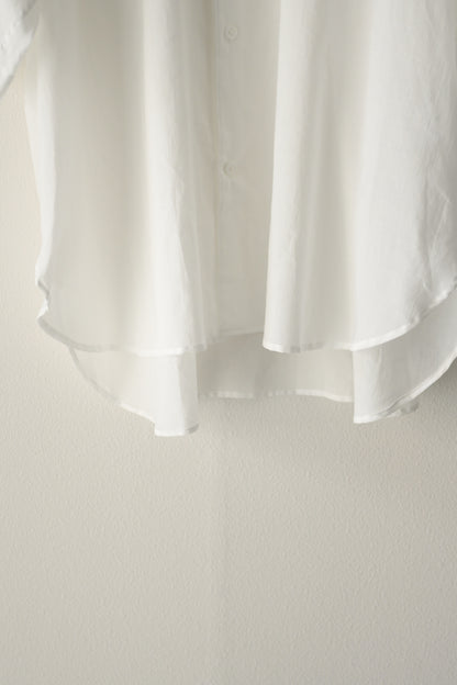 Blanc YM (ブランワイエム) - Supima Cotton Half Shirts [White]