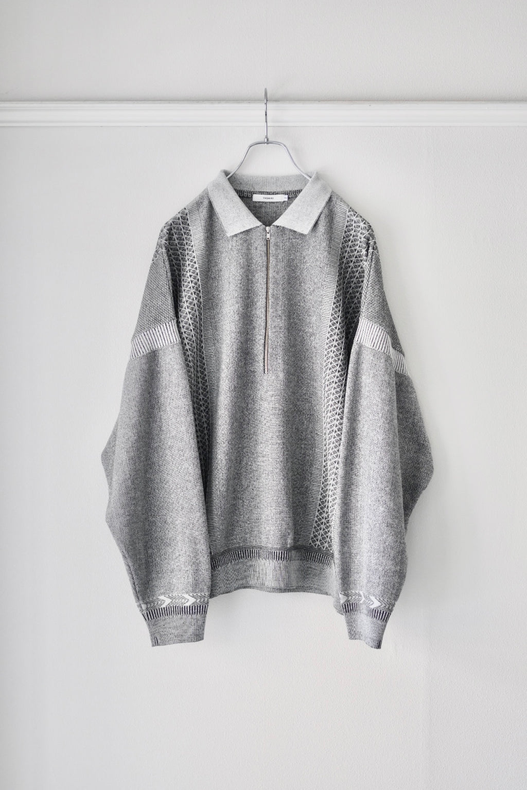 YASHIKI ヤシキ kanto zip polo グレー