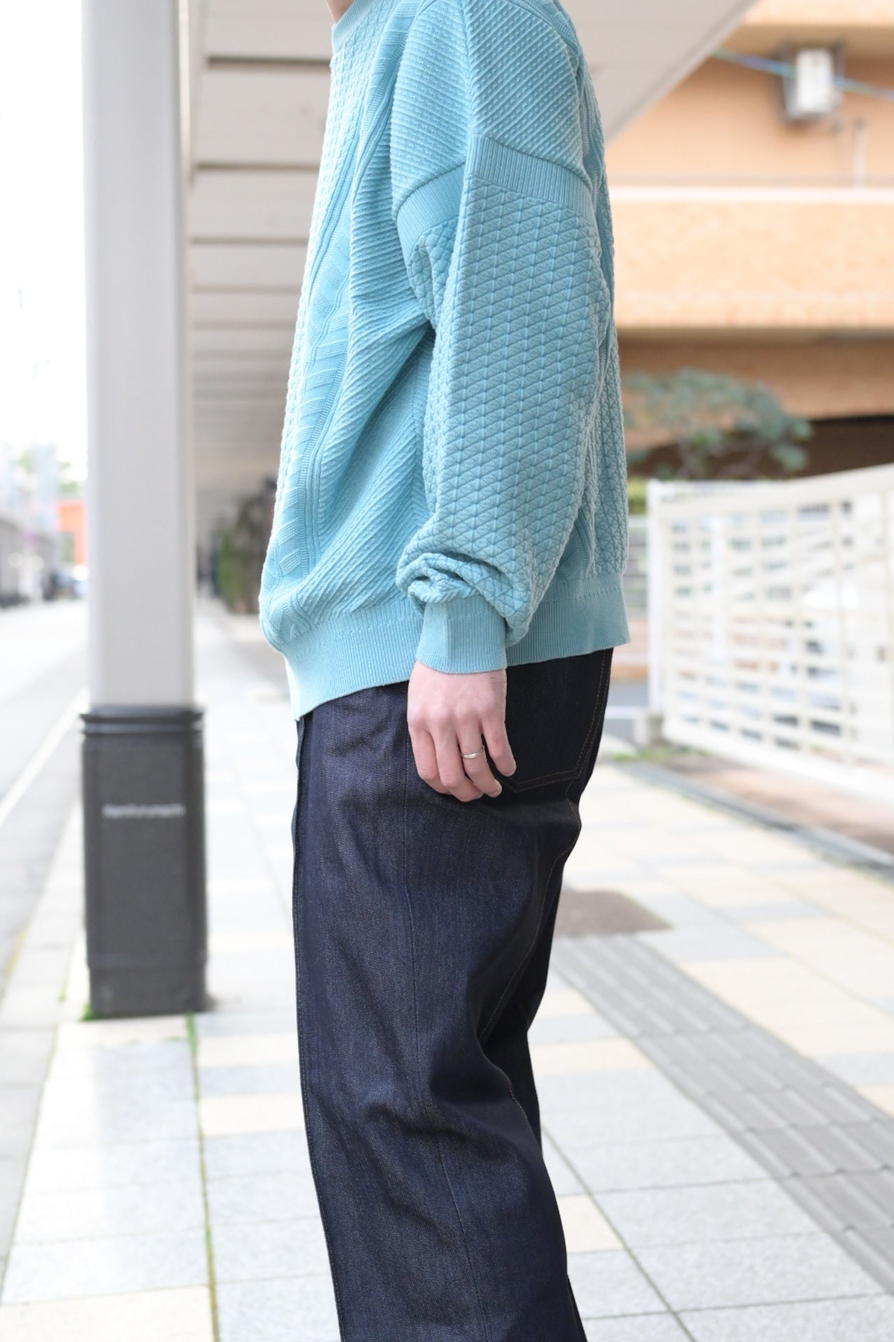 phebus - Washi Denim Straight Pants [indigo]
