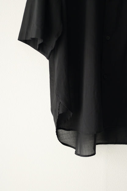 Blanc YM (ブランワイエム) - Supima Cotton Half Shirts [Black]
