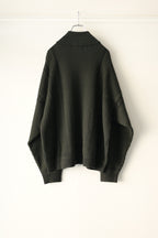 YASHIKI - Akiiro Drivers Knit [DARK-OLIVE]