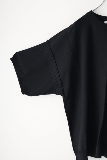 YASHIKI (ヤシキ) - Mebuki S/S Knit [BLACK]