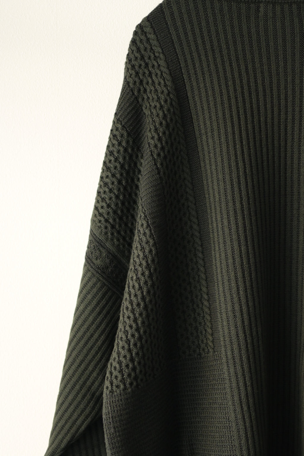 YASHIKI - Akiiro Drivers Knit [DARK-OLIVE]