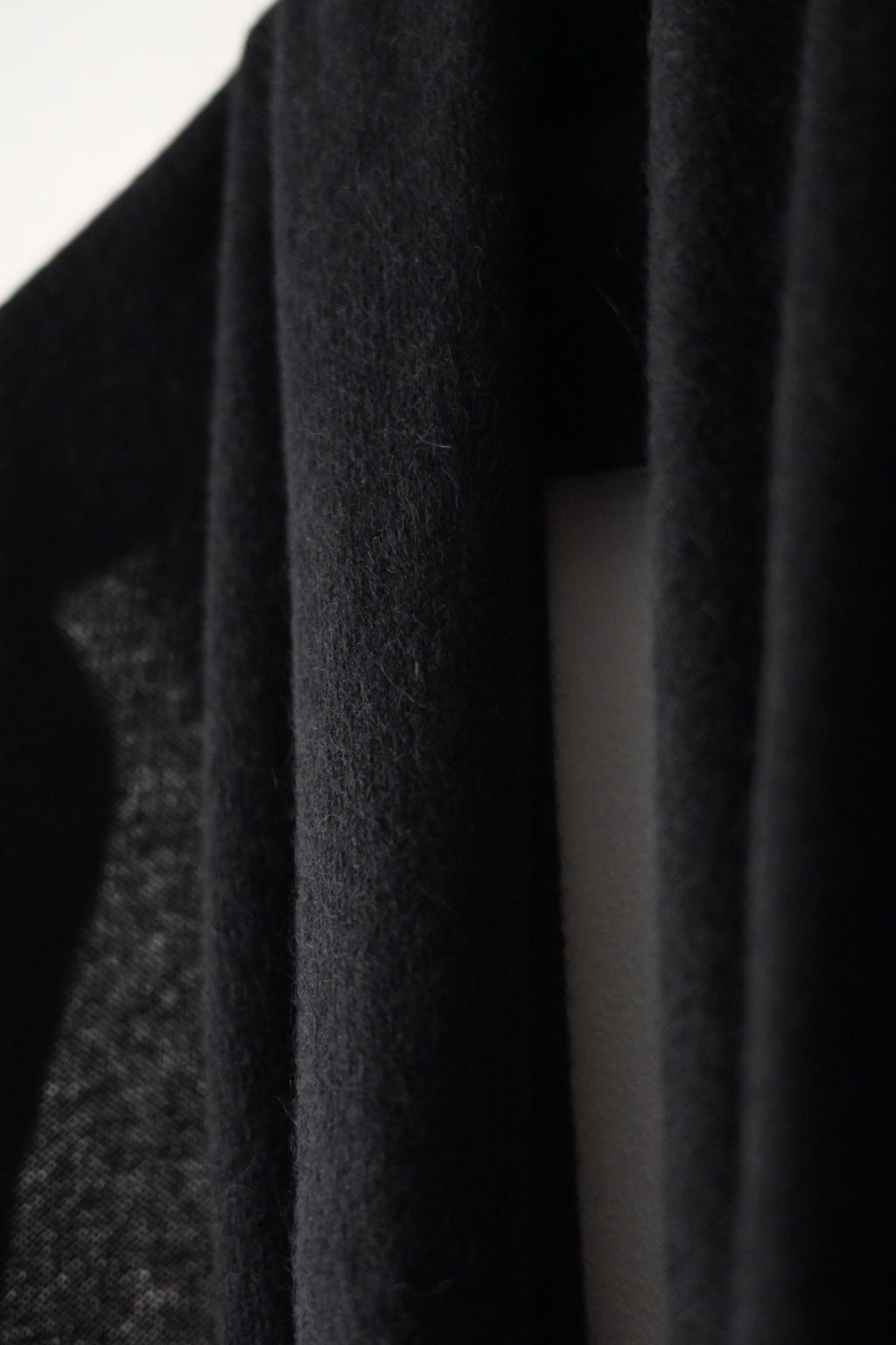 Blanc YM - Baby Alpaca Muffler [BLACK]