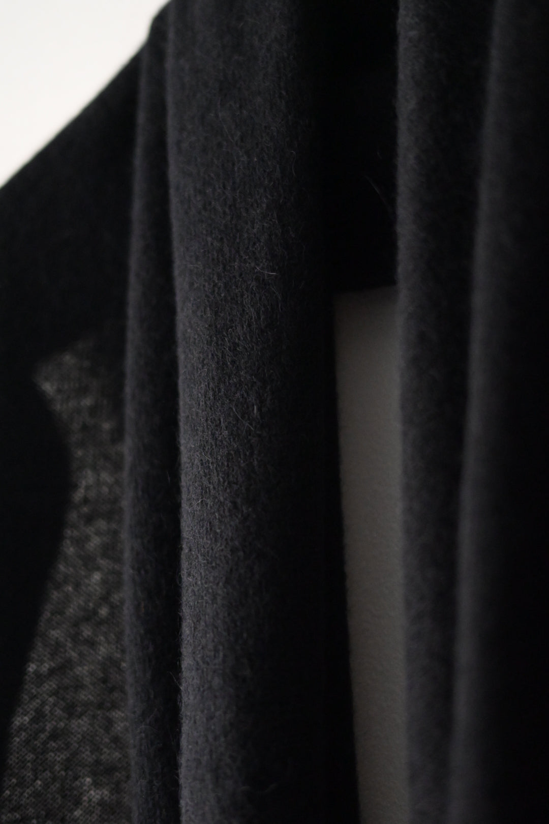 Blanc YM - Baby Alpaca Muffler [BLACK]