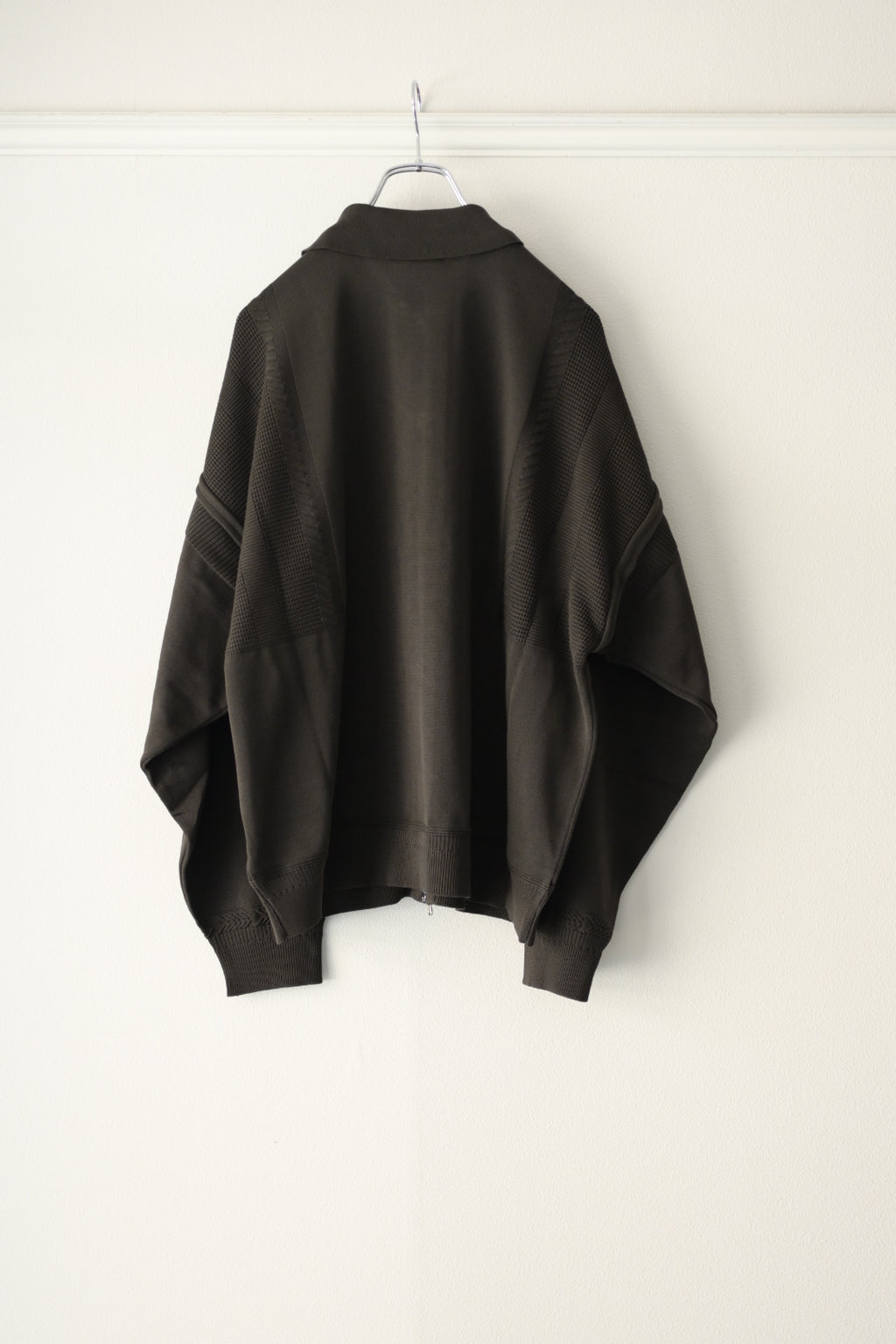 YASHIKI - Akiyo Zip Cardigan [DARK-OLIVE]