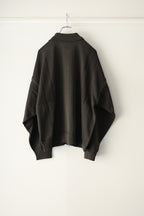 YASHIKI - Akiyo Zip Cardigan [DARK-OLIVE]