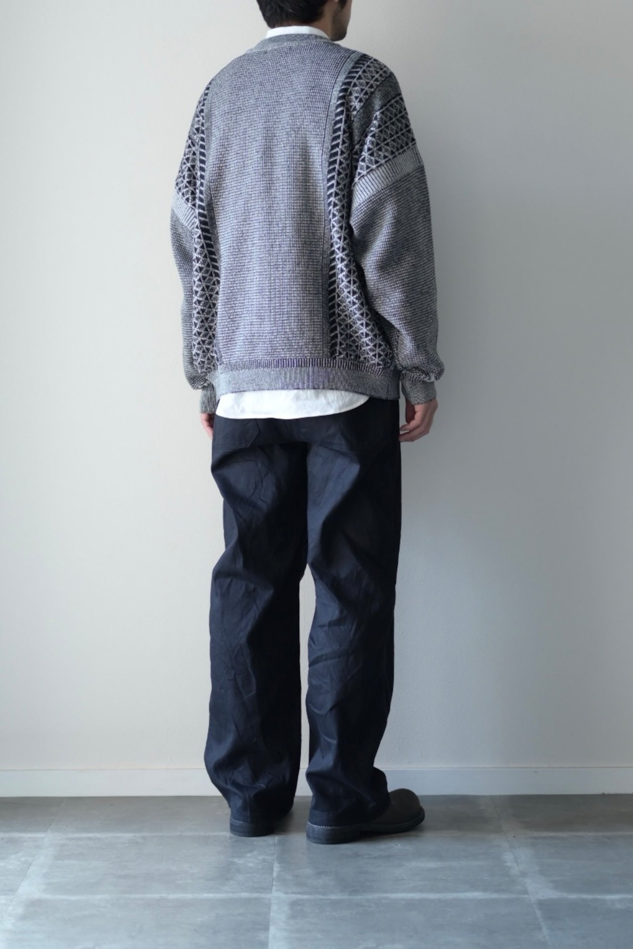 YASHIKI - Ginka Cardigan [MIX-GRAY]