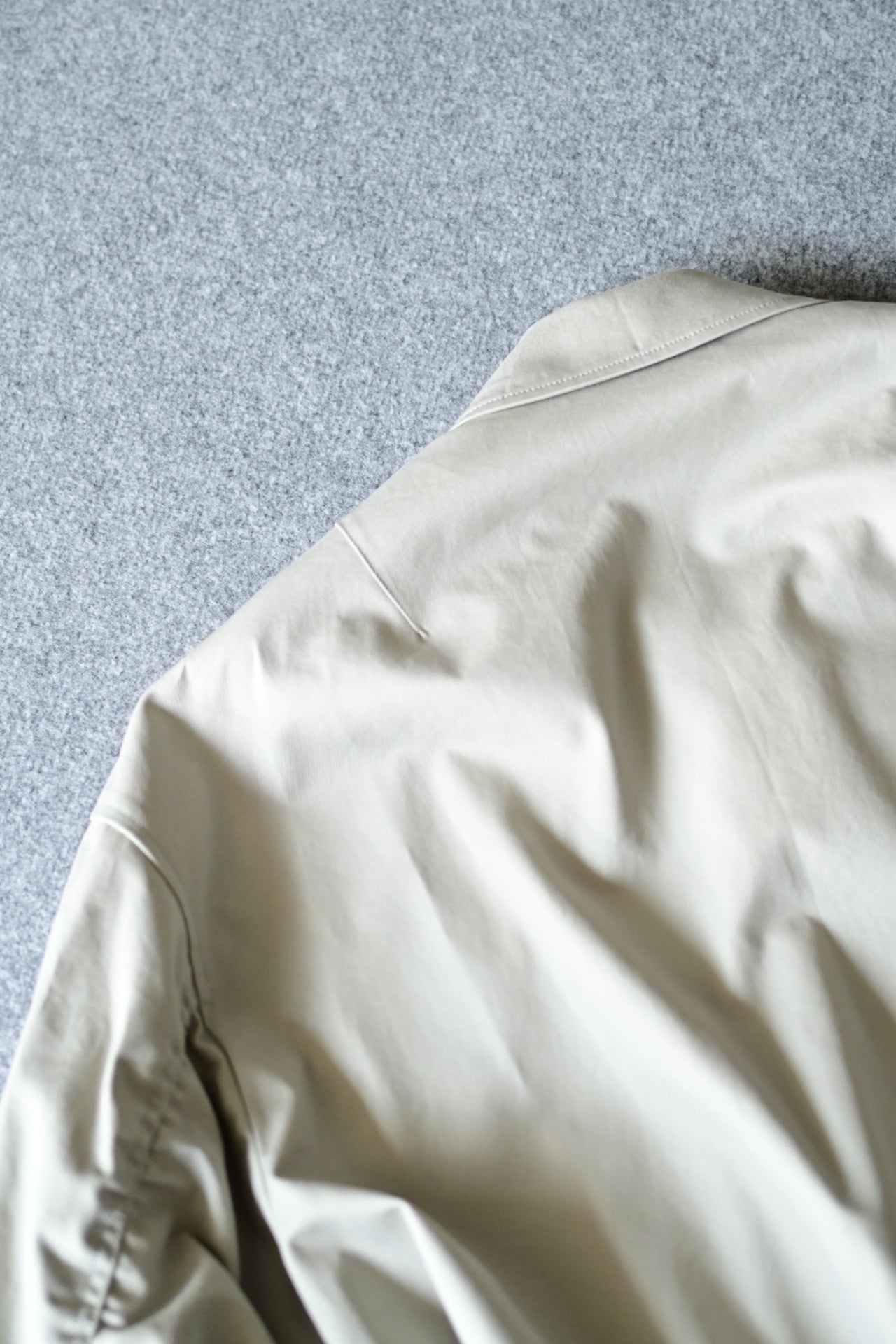 VU - short flight blouson [CHALK]