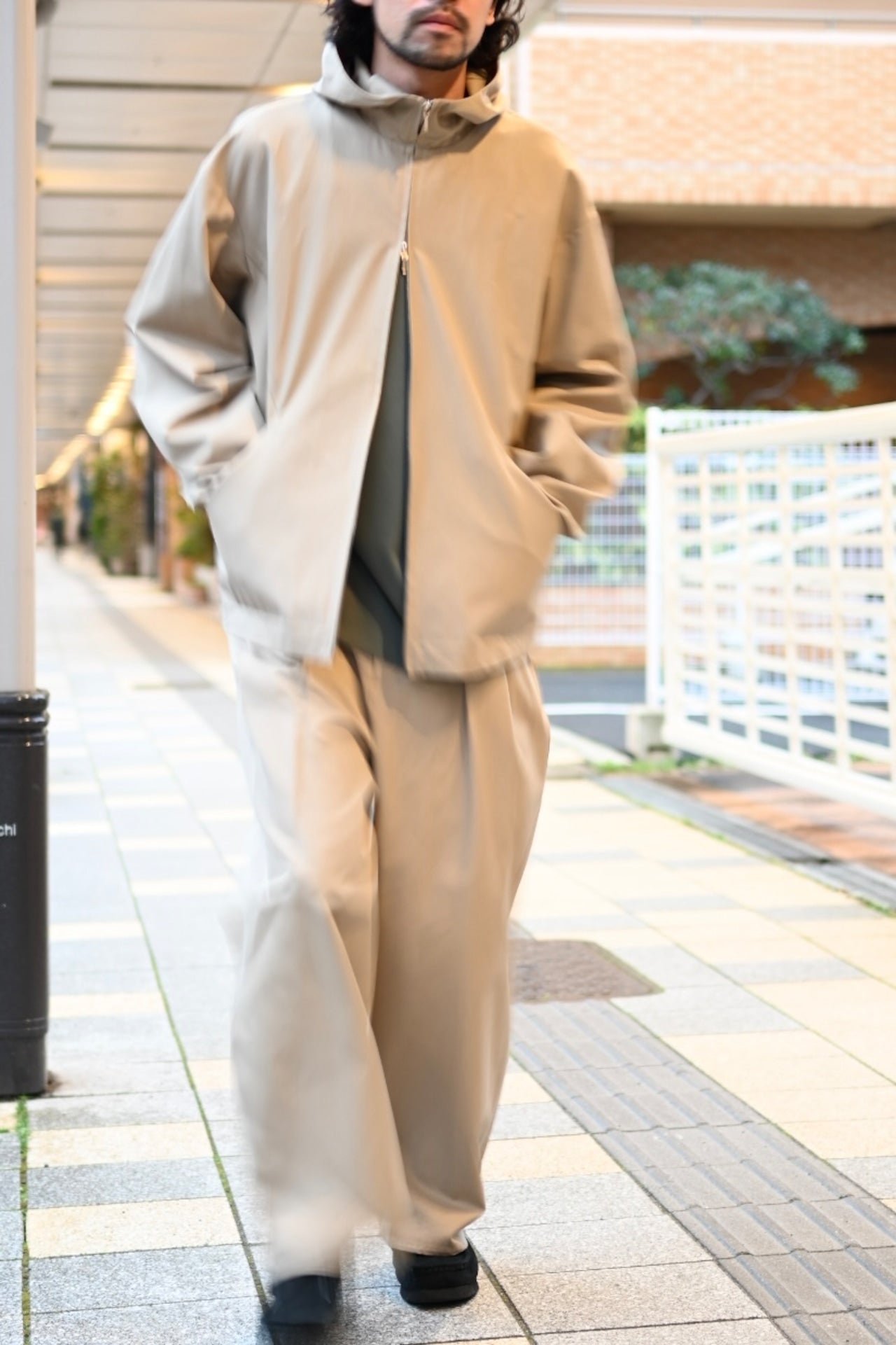 VU - hoodie bluson  FINX COTTON [CAMEL]