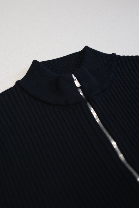 YASHIKI - Mizore Drivers Knit Vest [BLACK]