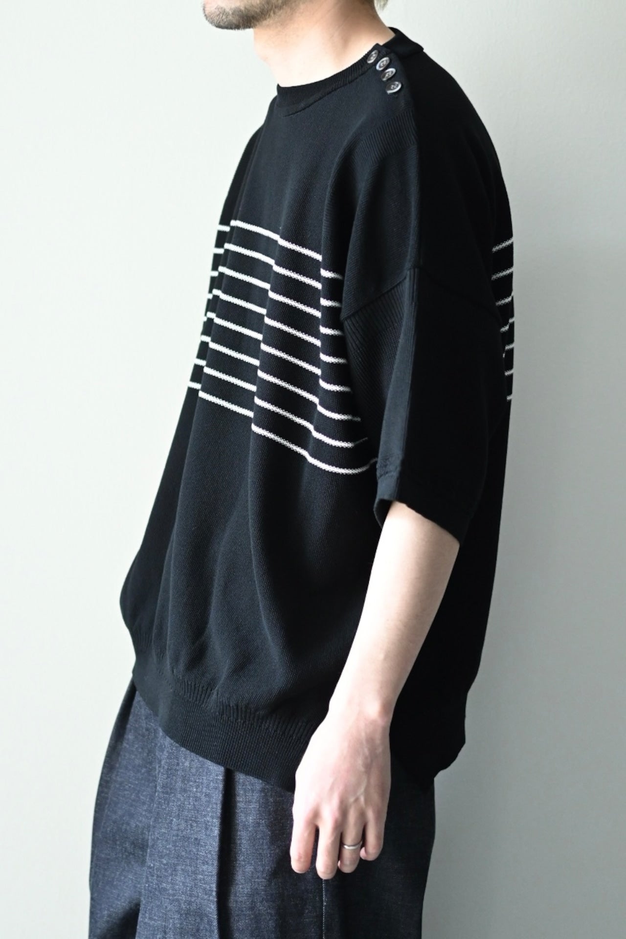 YASHIKI - Funaato Knit [BLACK]