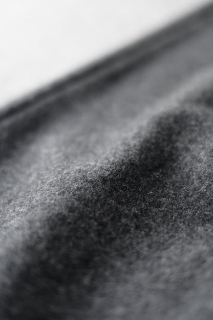 Blanc YM - CASHMERE WIDE PANTS [CHARCOAL GRAY]