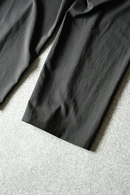 SAYATOMO - 1-Tack Baggy Slacks [BLACK]