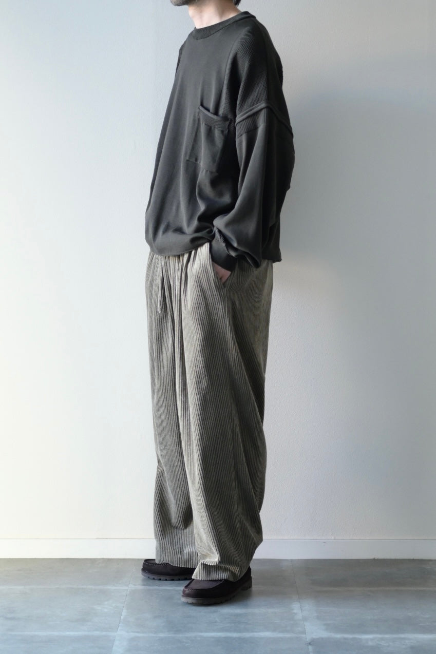 Blanc YM - Corduroy Relax Trousers