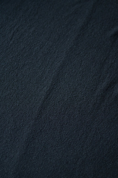 phebus - RAW SILK KNIT T-SHIRT [BLACK]