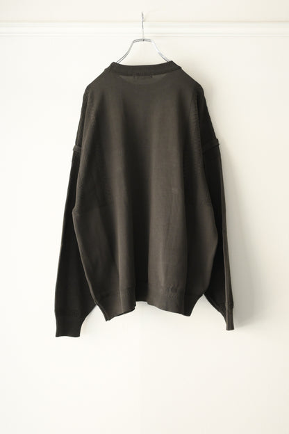 YASHIKI - Akiyo Knit [DARK-OLIVE]