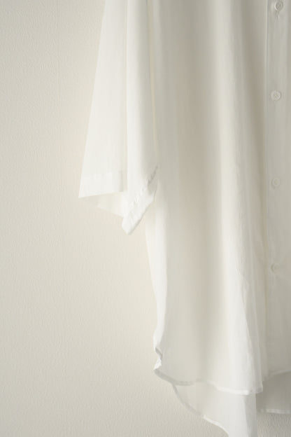 Blanc YM (ブランワイエム) - Supima Cotton Half Shirts [White]