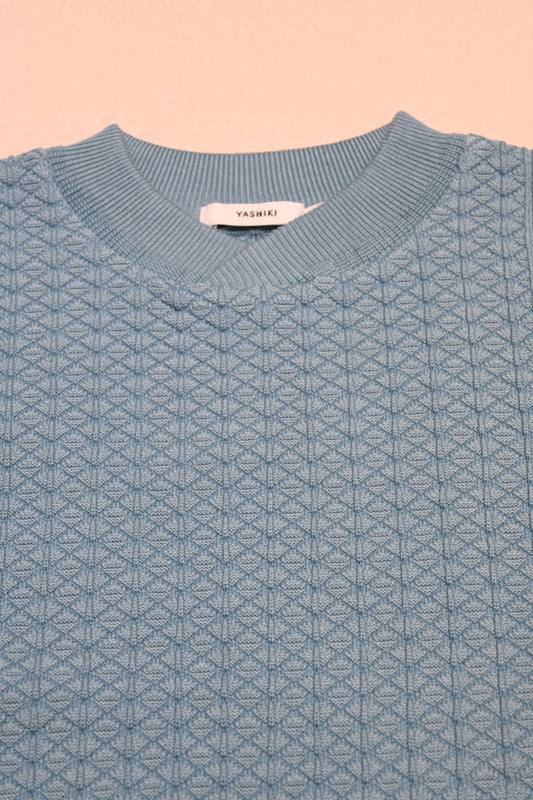 YASHIKI - Haruno Knit [SKY BLUE]