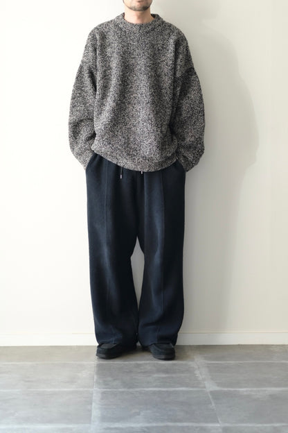 YASHIKI - Shusetsu Boucle Knit [MIX-GRAY]