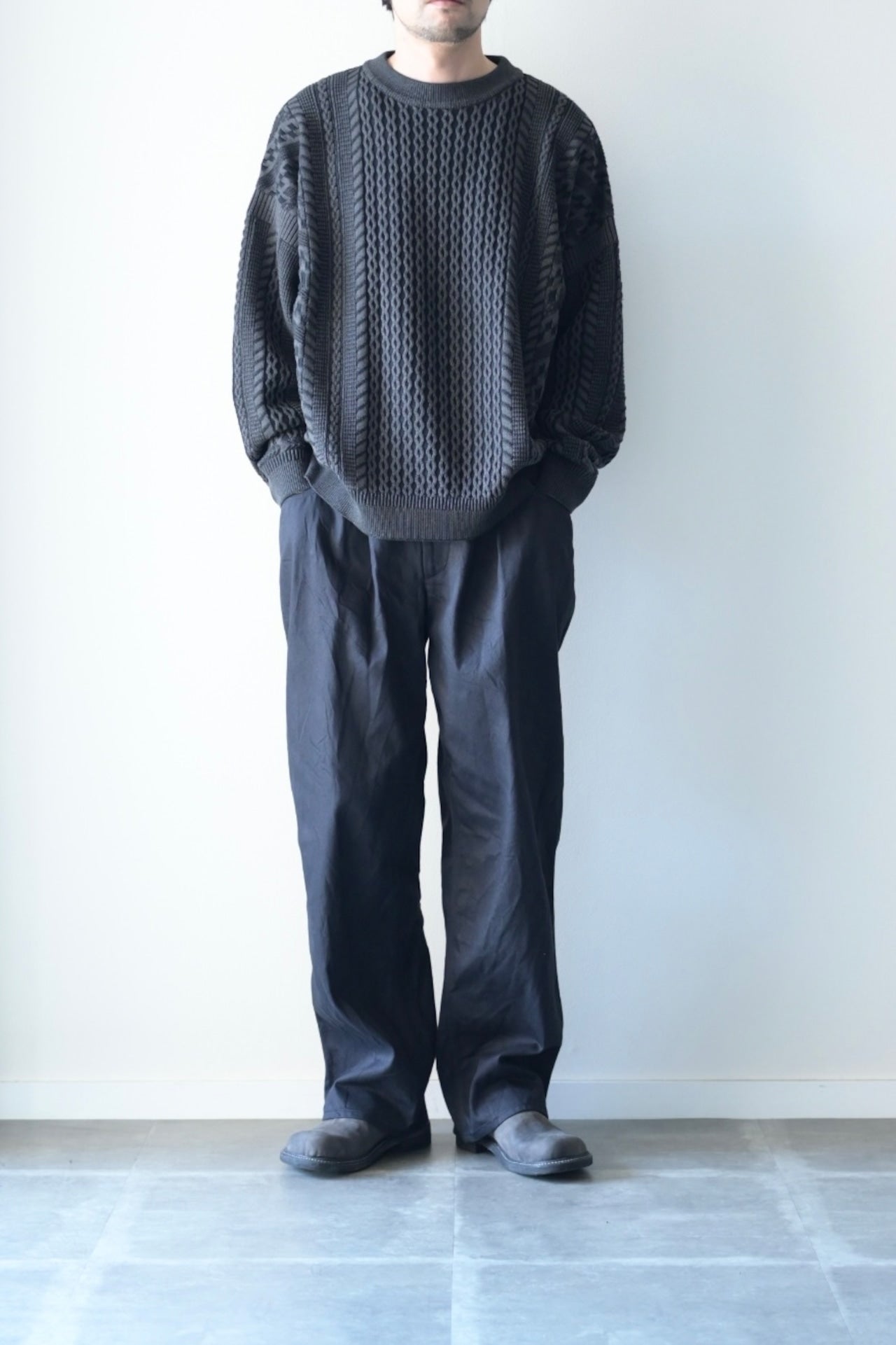 YASHIKI - Fubuki Knit [BLACK]