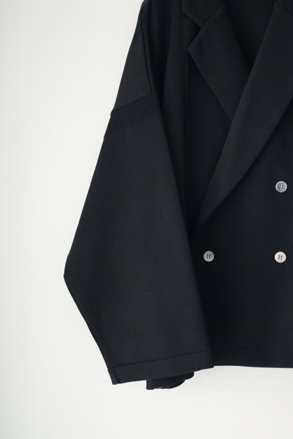 YASHIKI (ヤシキ) - Seion Short Double Jacket [BLACK]