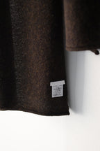 Blanc YM - Baby Alpaca Muffler [DEEP BROWN]