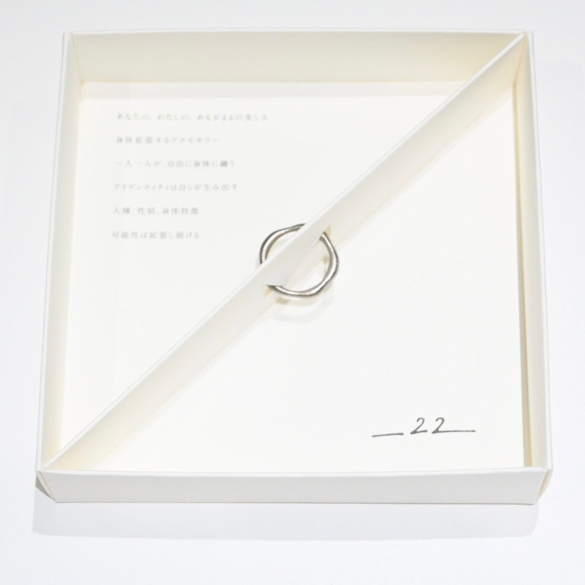 __22[ニニ] Ring - Uneven Frost 1
