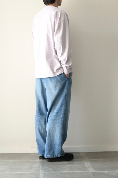 wonderland - Stitch L/S T-shirts [LIGHT GRAY]