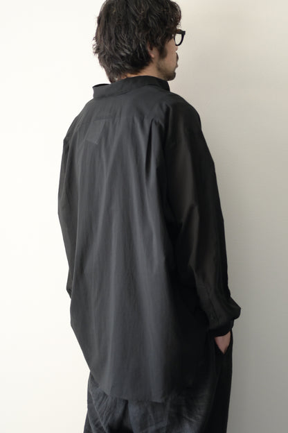 Blanc YM (ブランワイエム) - Superior Cotton Skipper Shirts [Black]