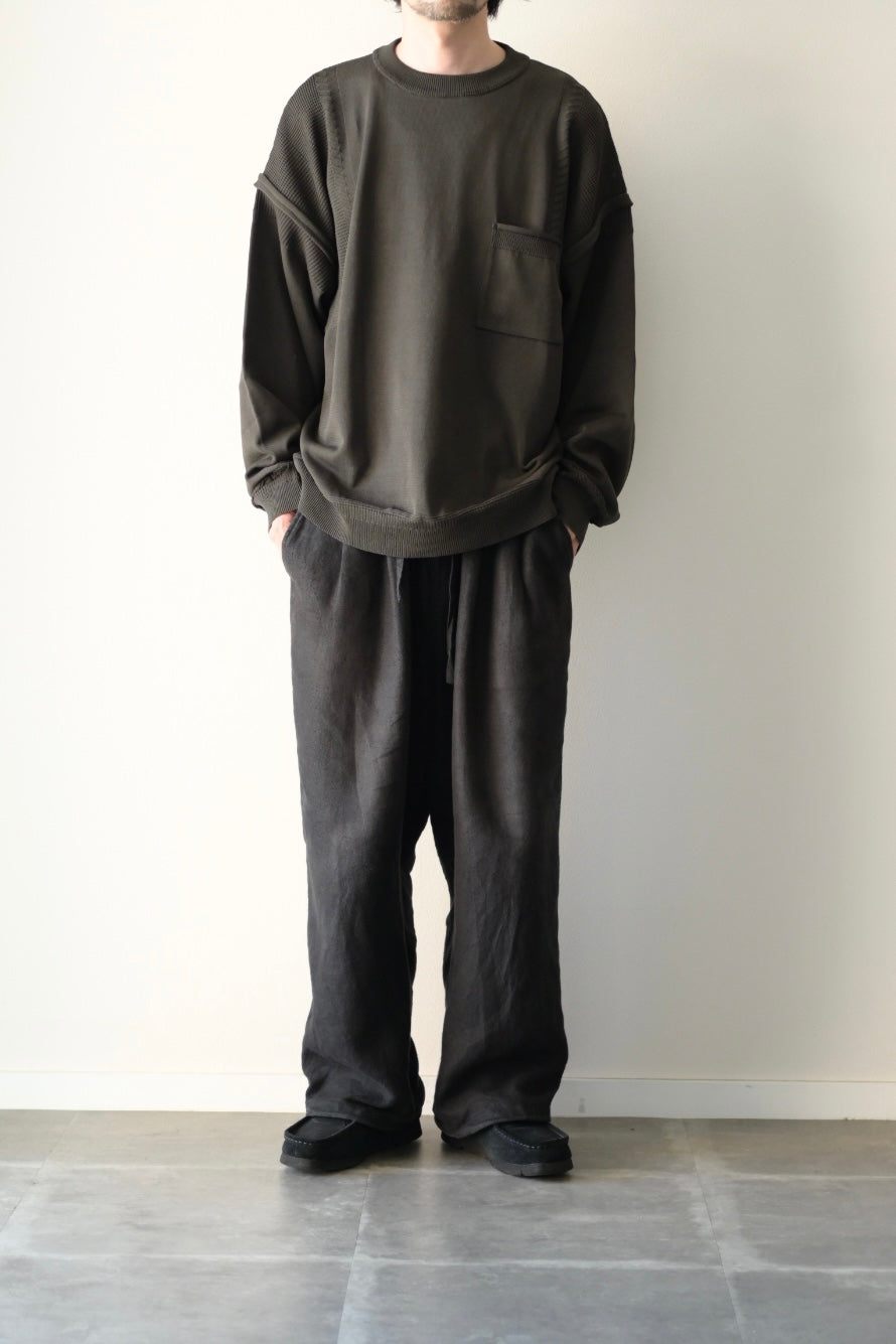 YASHIKI - Akiyo Knit [DARK-OLIVE]