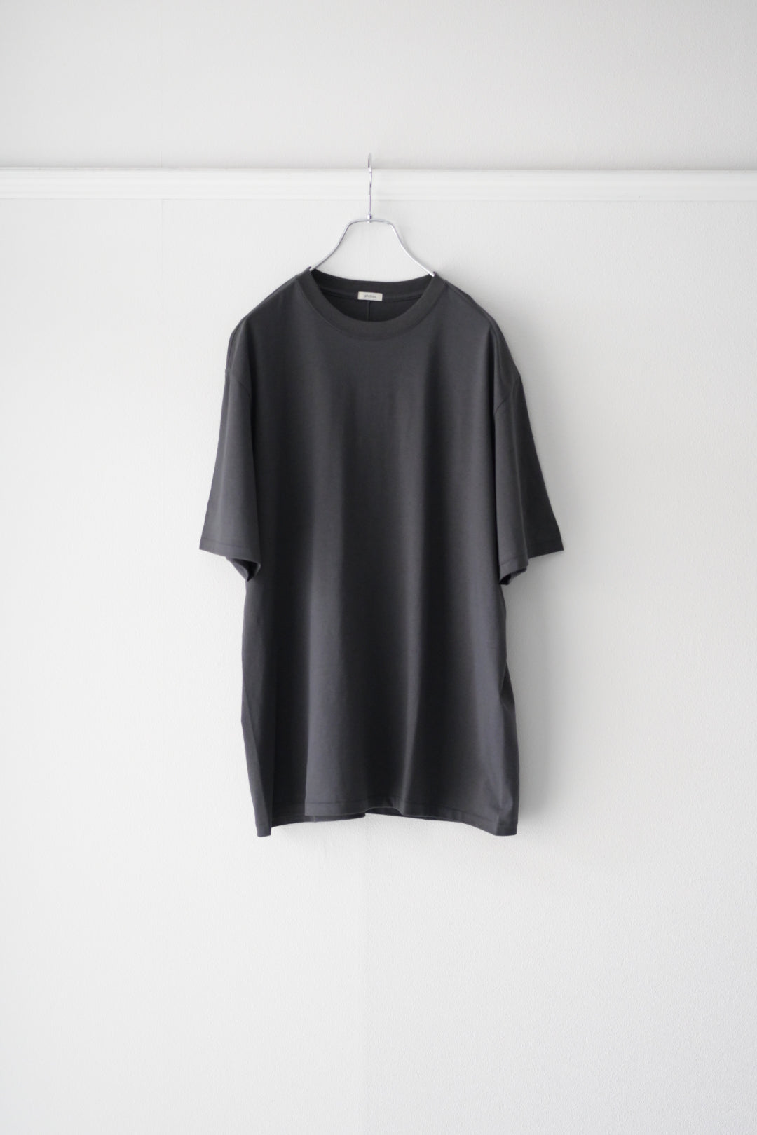 phebus フィーバス COTTON JERSEY T-SHIRT CHARCOAL