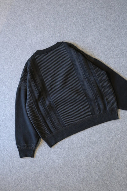 YASHIKI - Yukishiro Knit [BLACK]