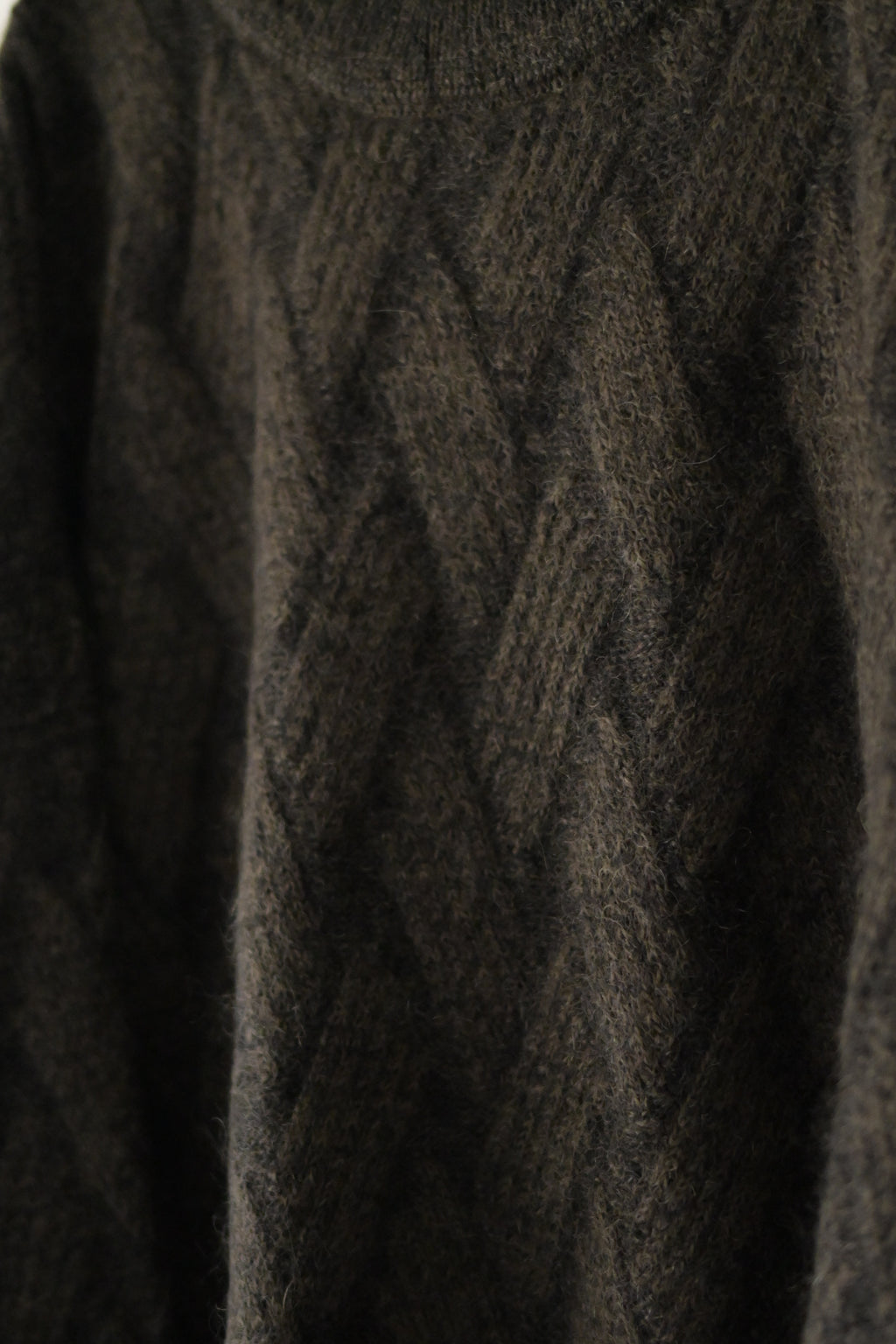 YASHIKI - Ochiba mohair Knit [OLIVE]