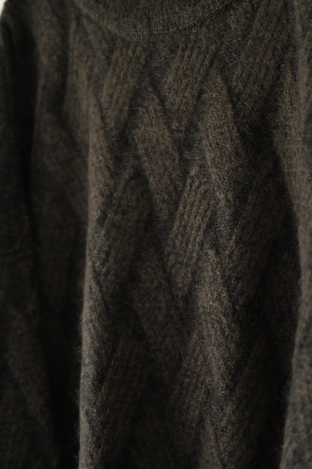 YASHIKI - Ochiba mohair Knit [OLIVE]