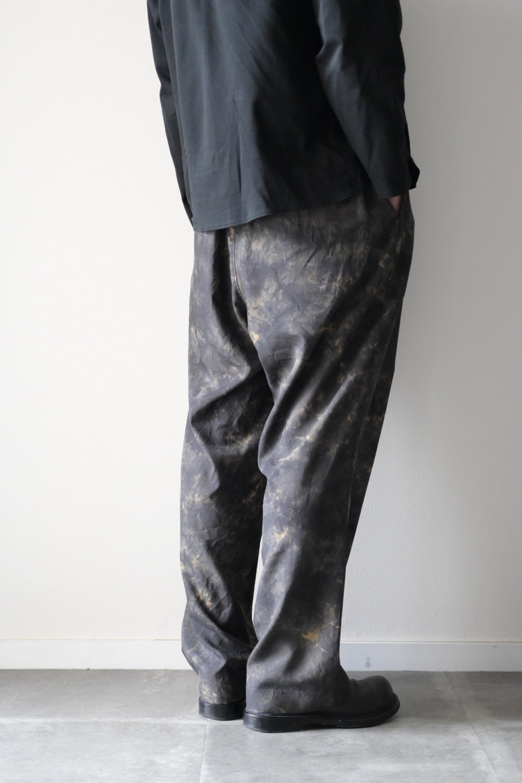 Yamauchi - Arimatsu Squeezed Vintage Silk Gaba Pajama Pants