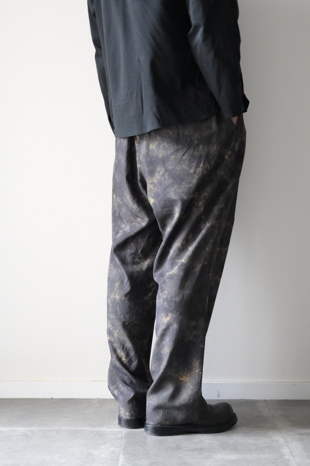 Yamauchi - Arimatsu Squeezed Vintage Silk Gaba Pajama Pants