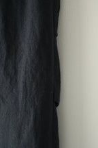 Blanc YM - Linen Silk Wide Knee Tuck Pants