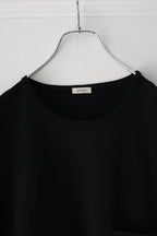 phebus  - COTTON JERSEY SLEEVELESS SHIRT [BLACK]