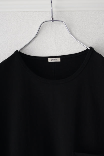 phebus (フィーバス) - COTTON JERSEY SLEEVELESS SHIRT [BLACK]