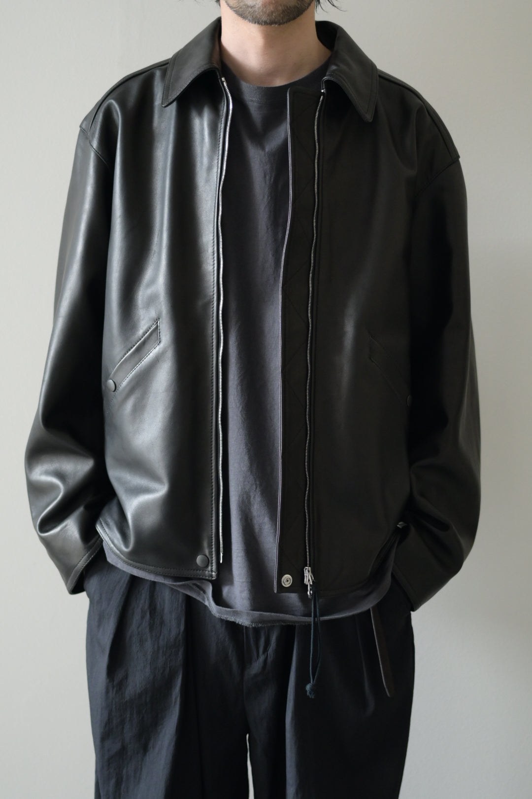 phebus - Sheep Leather Flight Jacket