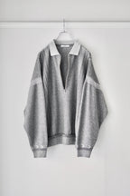 YASHIKI - Kanto Zip Polo [MIX-GRAY]