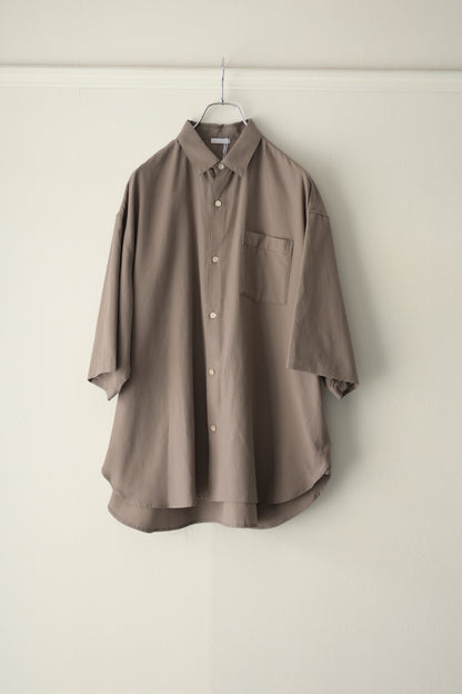 Blanc YM ブランワイエム Soft Oxford Half Shirts ベージュ