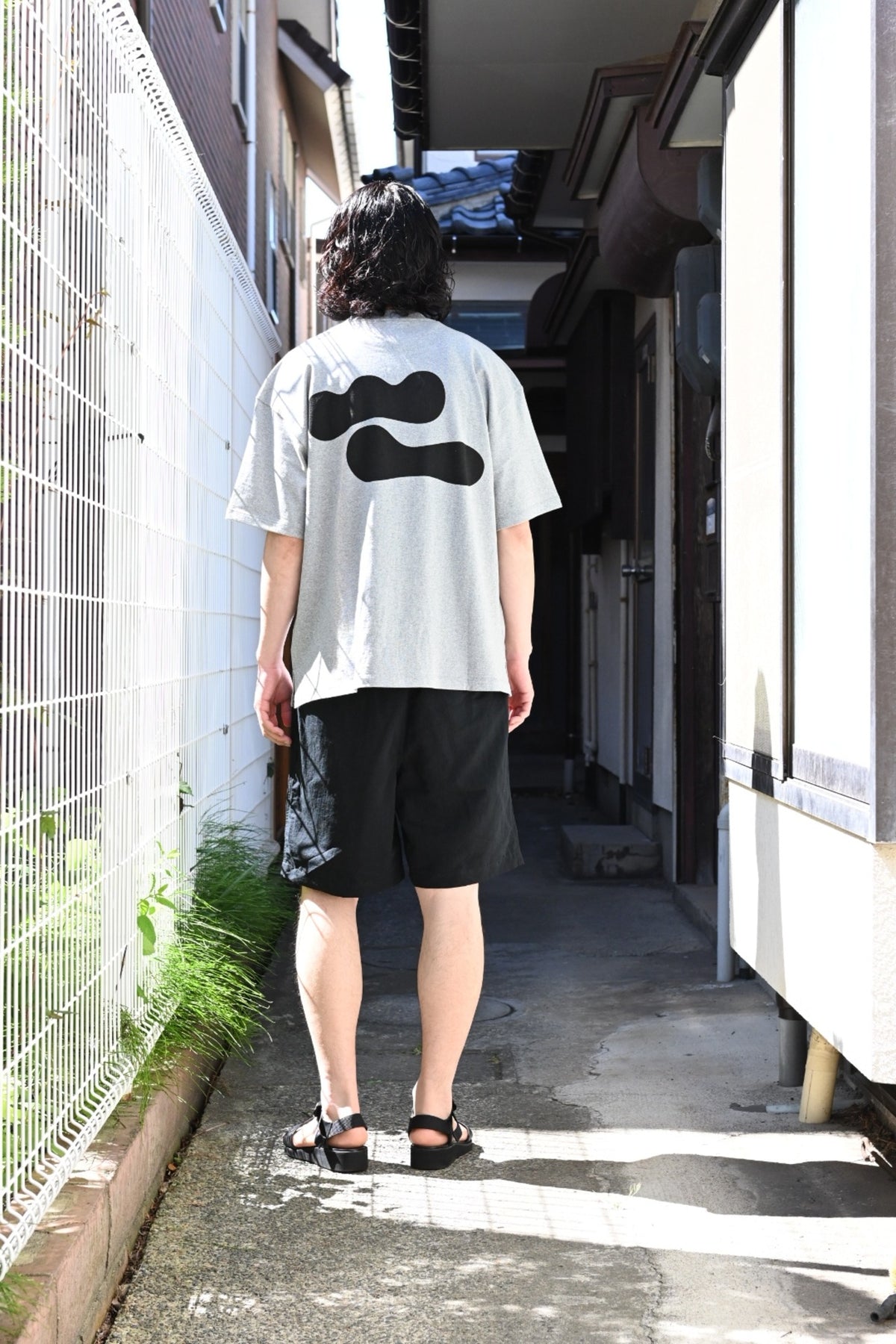wonderland  - Two tuck short pants [BLACK]