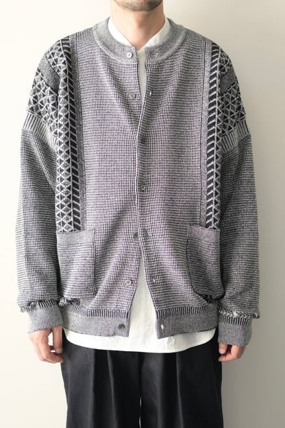 YASHIKI - Ginka Cardigan [MIX-GRAY]